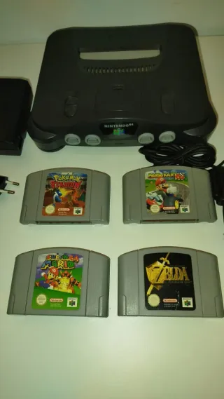 Nintendo 64 Consola + 4 Juegos