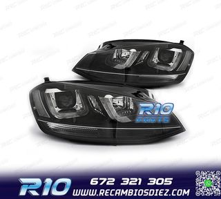 FAROS PARA VOLKSWAGEN VW GOLF 7 12-17 LOOK GTI LUZ DIURNA FO