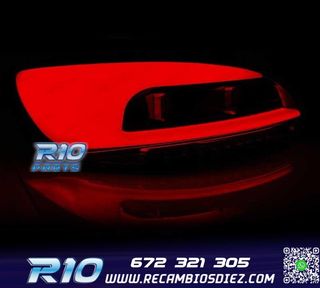 PILOTOS PARA VOLKSWAGEN VW SCIROCCO LED BAR CARDNA ROJO AHUM