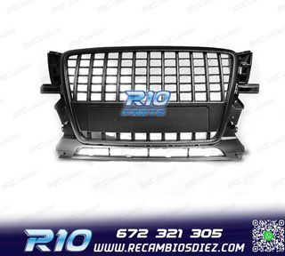 PARRILLA PARA AUDI Q5 08-12 LOOK S-LINE NEGRO