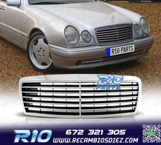 PARRILLA MERCEDES W210 95-98 CROMO