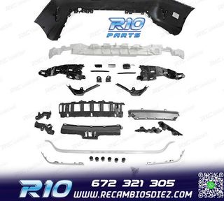 PARAGOLPES TRASERO MERCEDES CLASE C W205 14-18 LOOK AMG C63