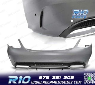 PARAGOLPES TRASERO MERCEDES CLASE C W205 14-18 LOOK AMG C63