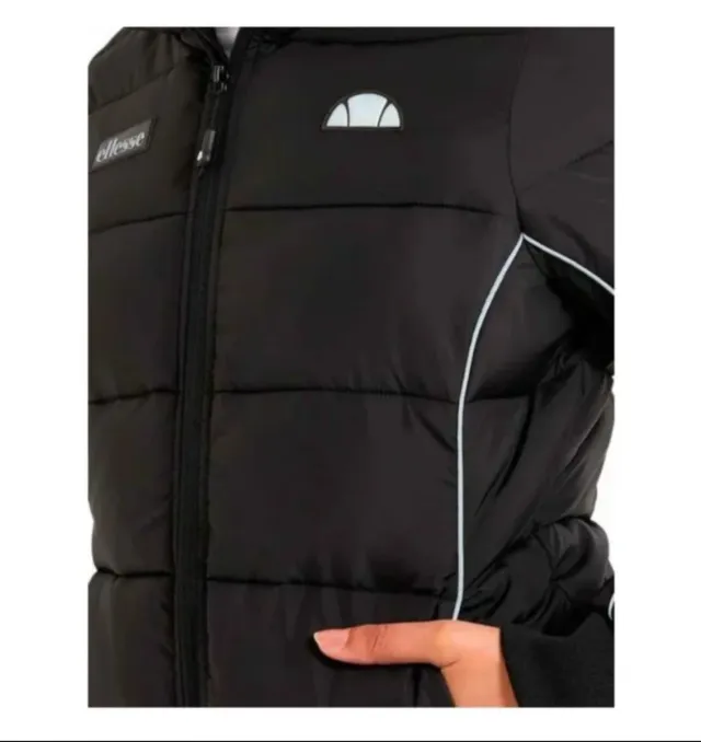 Chaqueta Ellesse acolchada negra