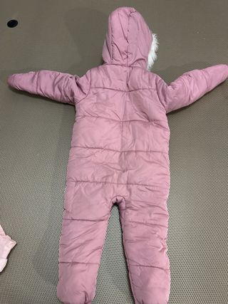 Traje de nieve rosa para niña talla 98 cm