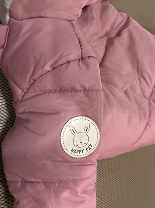 Traje de nieve rosa para niña talla 98 cm