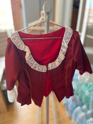 Corpiño Fallera Adulta Rojo