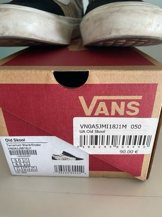 Vans Old Skool Serpiente Talla 36.5