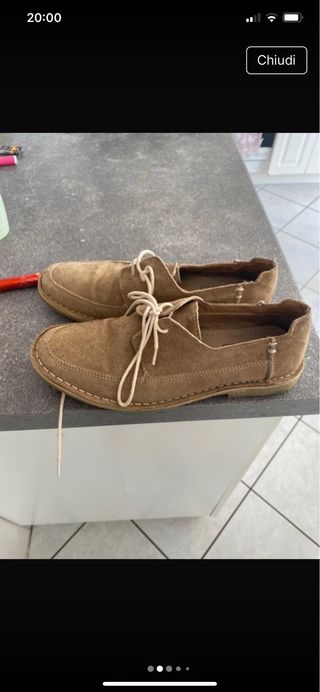 Scarpe uomo scamosciate