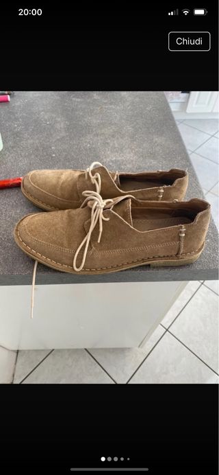 Scarpe uomo scamosciate