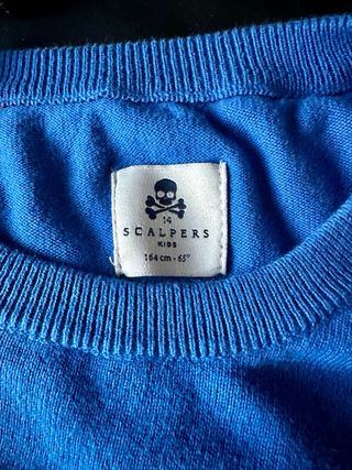 Jersey Scalpers Calavera Azul Talla XS/S