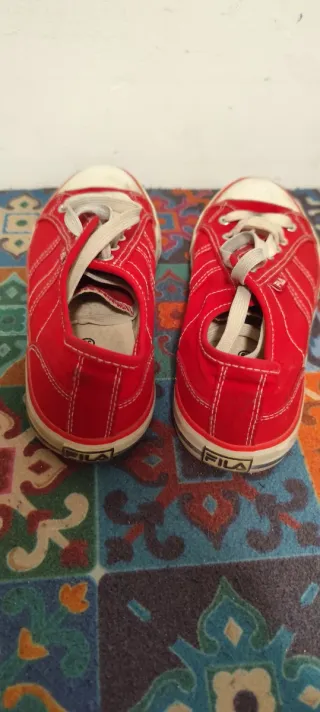 Zapatillas Fila Mujer Rojas