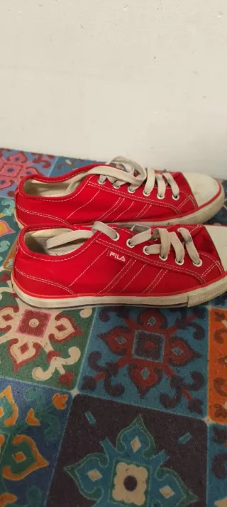 Zapatillas Fila Mujer Rojas