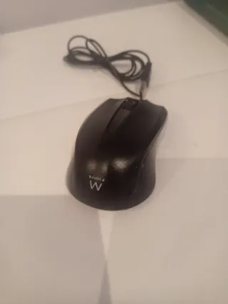 Ratón USB Ewent Óptico Negro