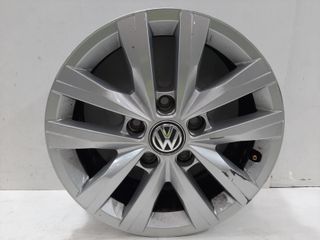Llanta de aleación Volkswagen Transporter 2024 1 pieza 5 radios dobles 6,5Jx16H2 ET51
