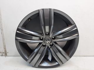 Volkswagen Tiguan Mk2 2019 OEM 1 PC llanta de aleación 7JX19H2 ET43 5NA601025R