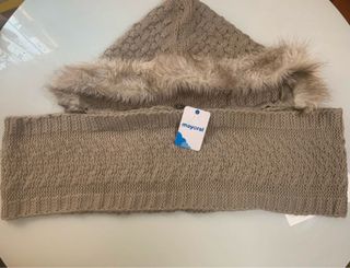 Gorro-bufanda Mayoral niña beige