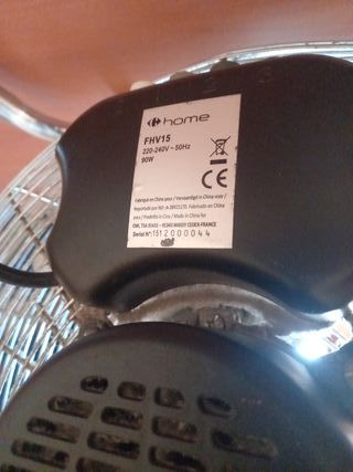 Ventilatore cromato design industrial