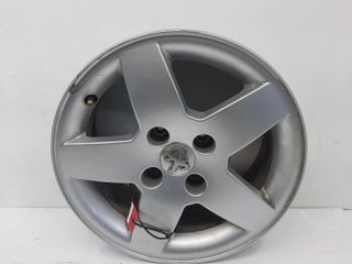 Peugeot 207 Mk1 2010 6Jx16 5 radios rueda de aleación Canberra