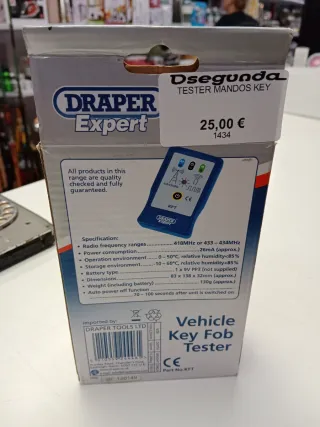 Probador de Mando de Coche Draper Expert