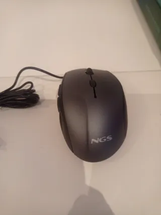 Ratón óptico NGS Negro