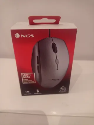 Ratón óptico NGS Negro