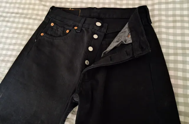 Vaqueros Levi's 501 negros  Talla 28/34