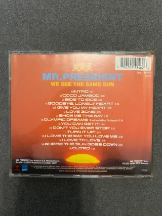 Mr. President - We See The Same Sun CD