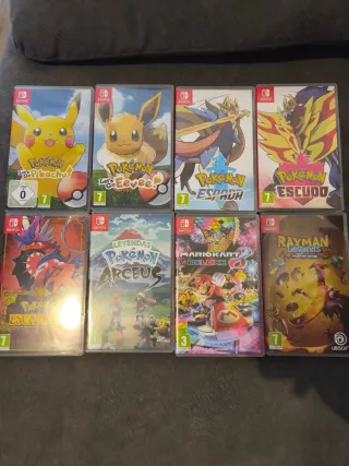Nintendo Switch + juegos + estuche
