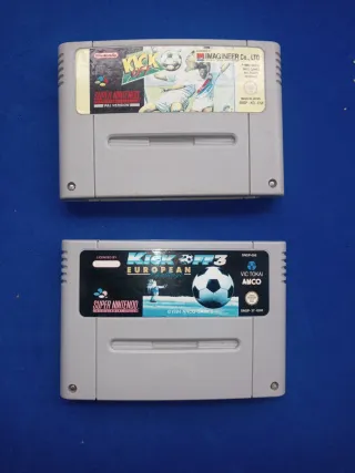 Pack 2 Juegos Super Nintendo Kick Off