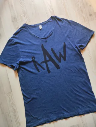 Camiseta G-Star RAW azul hombre