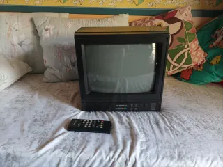 Televisor Telefunken Negro y Dorado