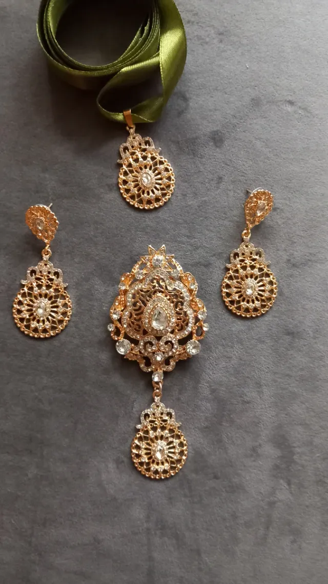 Aderezo Huertana Dorado y Cristal