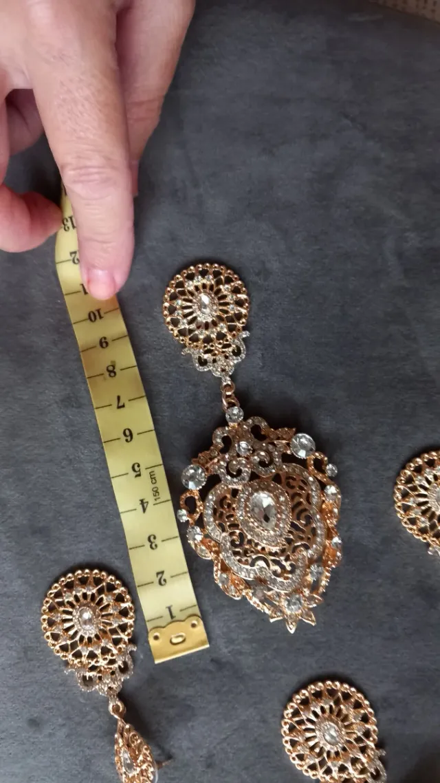 Aderezo Huertana Dorado y Cristal