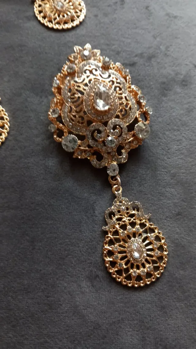 Aderezo Huertana Dorado y Cristal