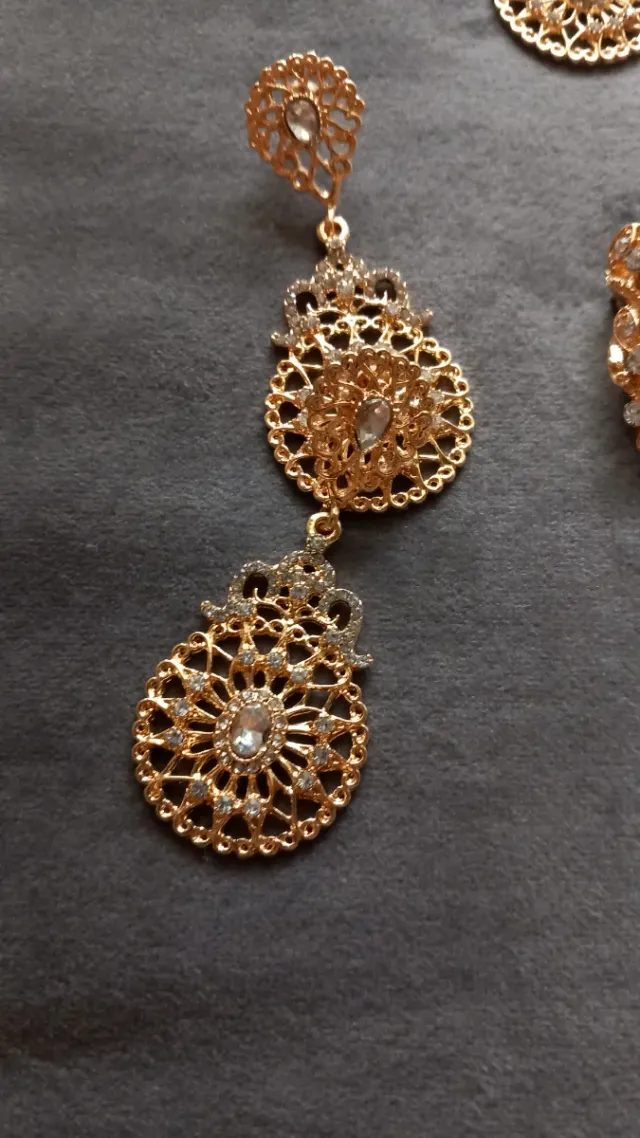 Aderezo Huertana Dorado y Cristal