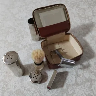 Set rasatura viaggio vintage