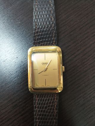 Reloj Camy Geneve 17 Jewels Vintage Oro
