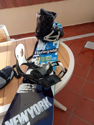 Tabla Snowboard Renegade + Botas Talla 46