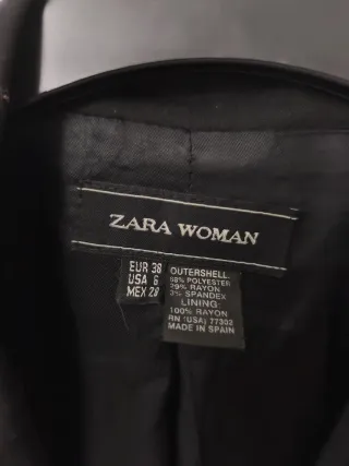 Blazer - Americana Negra Mujer