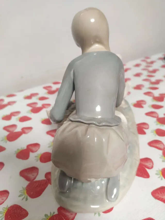 Figura Lladró Niña con Patos