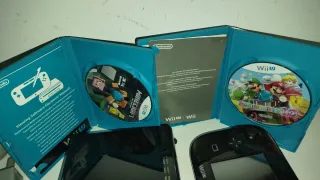 Nintendo Wii U Consola Negra + Juegos