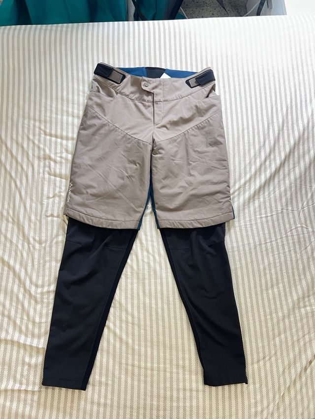 Pantalón Vaude All Year Moab ZO II Beige/Azul