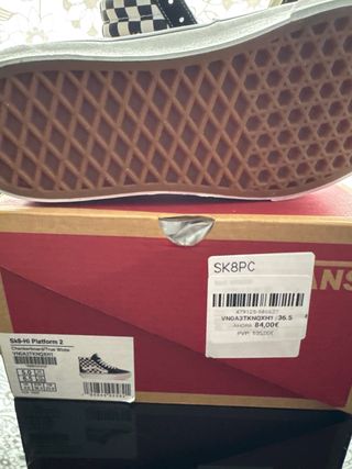 Vans Sk8-Hi Platform Talla 36.5