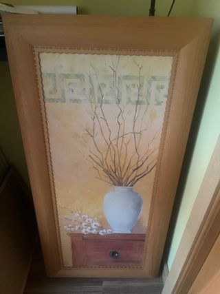 Pareja de cuadros grandes decorativos