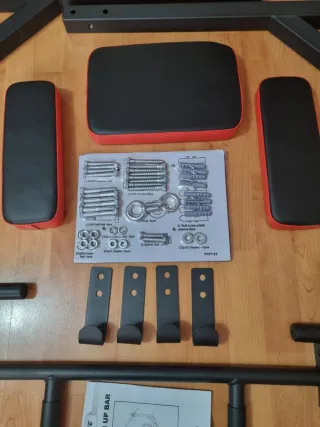 Barra Dominadas Pared Multifunción