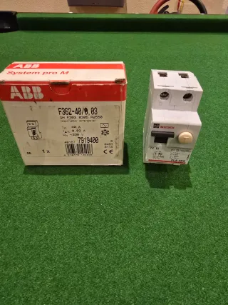 Magnetotérmico ABB F362-40/0,03
