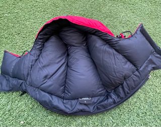 Chaqueta DIAMIR de montaña roja pluma y Primaloft
