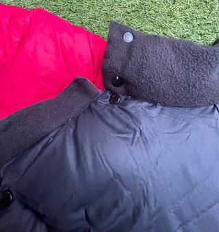 Chaqueta DIAMIR de montaña roja pluma y Primaloft