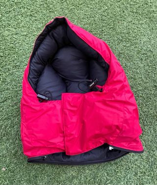 Chaqueta DIAMIR de montaña roja pluma y Primaloft